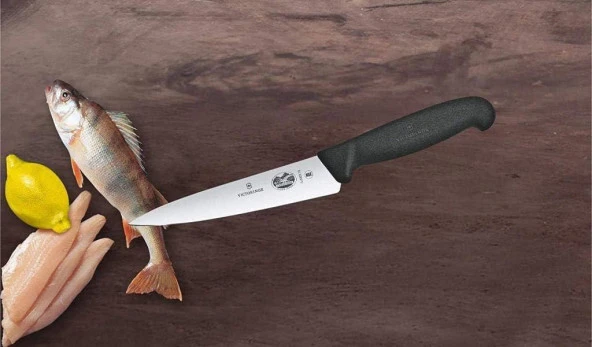 Victorinox 16cm Kasap Bıçağı 5.5203.16 Siyah - 6
