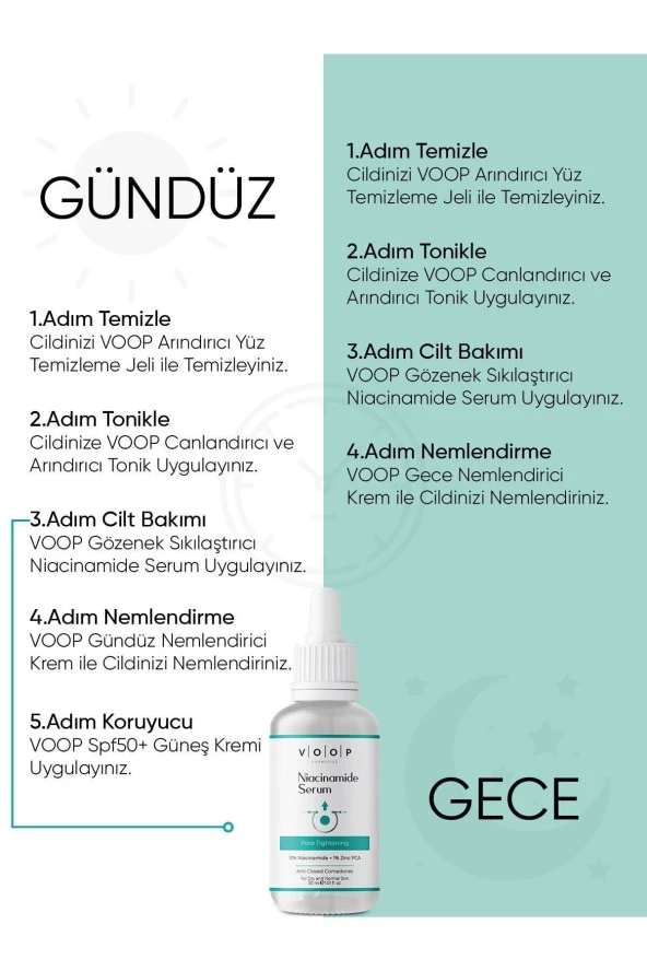 Siyah Nokta&sivilce Karşıtı Cilt Bakım Serumu 30 ml |10 Niacinamide Zinc - 5