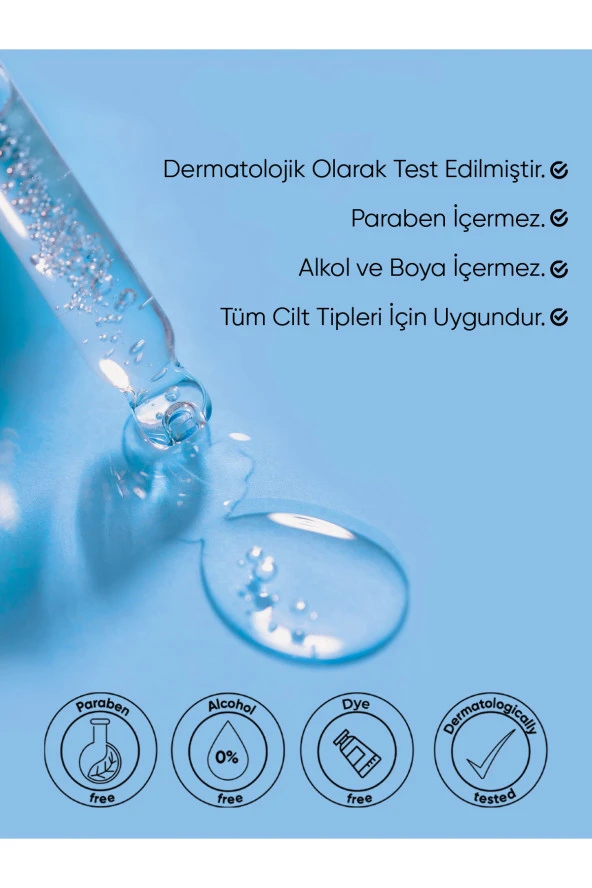 Hyaluronik Asit Serum - 30 ml Derinlemesine Yoğun Nemlendirici Yüz Bakımı2 Hyaluronic Acid B5 - 5