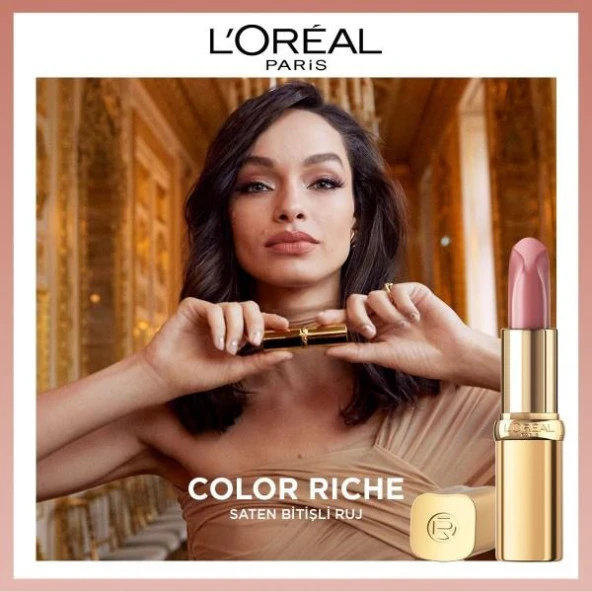 L'Oréal Paris Color Riche Saten Bitişli Ruj - 570 Worth It - 6