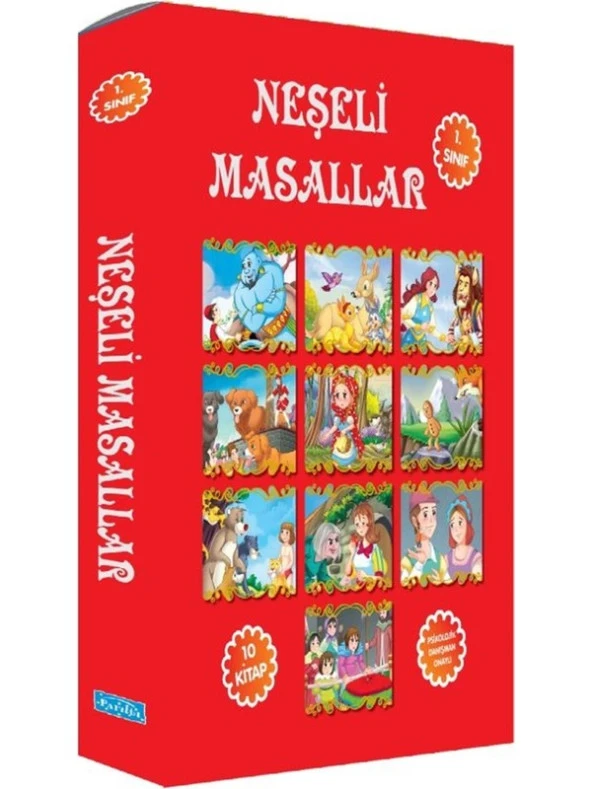 Neşeli Masallar 10 Kitap Set - Ülkü Unsu