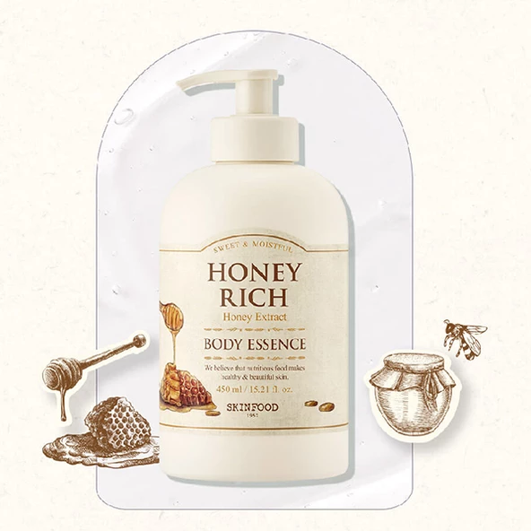 Skinfood Honey Rich Body Essence 450ml - 4