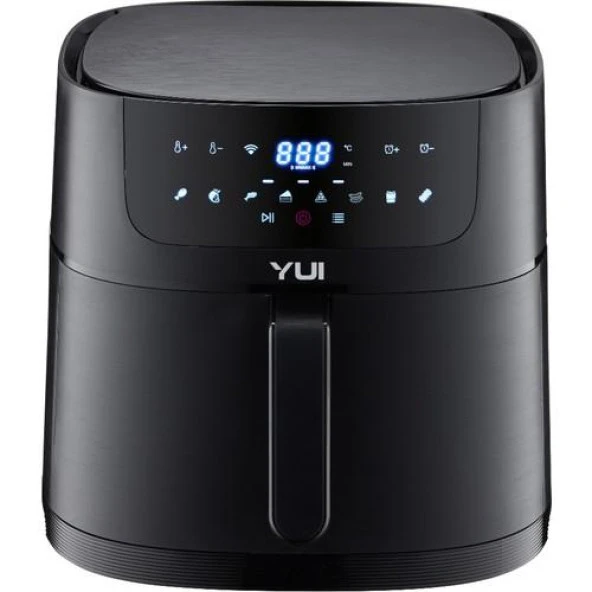 Yui M50 Maxifry XXL 8 lt Smart Airfryer Siyah Yağsız Fritöz Teşhir