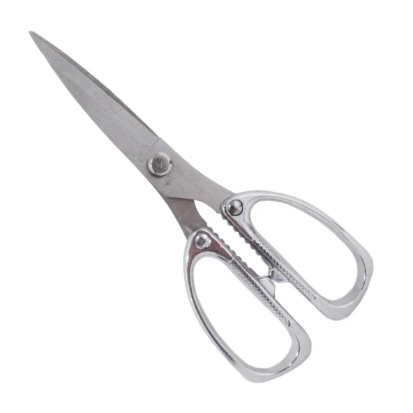 Paslanmaz Çelik Makas Ağır Tip Çok Amaçlı Makas Mukavva Deri Kauçuk Terzi Dikiş Kesme Makası 8 - Resim 3