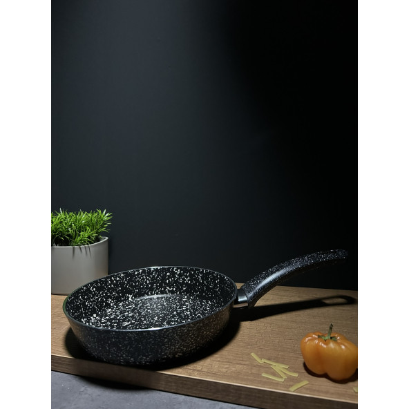 BENA LİFE GRANİT TEK KULPLU YANMAZ YAPIŞMAZ TAVA 20 CM - 2