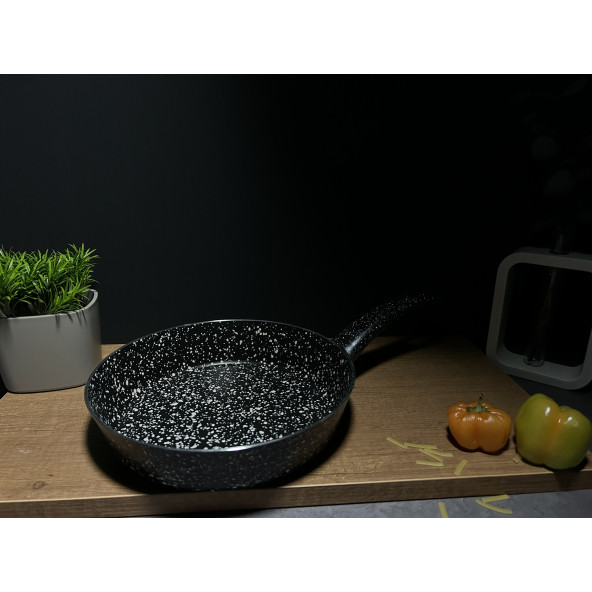 BENA LİFE GRANİT TEK KULPLU YANMAZ YAPIŞMAZ TAVA 22 CM - 2