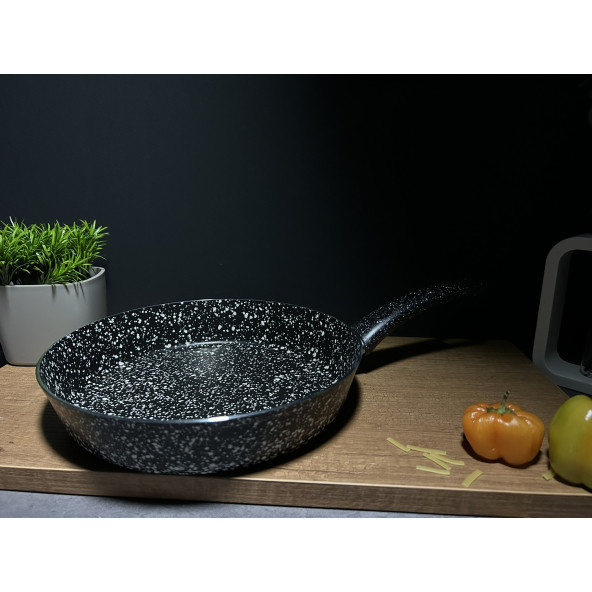 BENA LİFE GRANİT TEK KULPLU YANMAZ YAPIŞMAZ TAVA 24CM - 2
