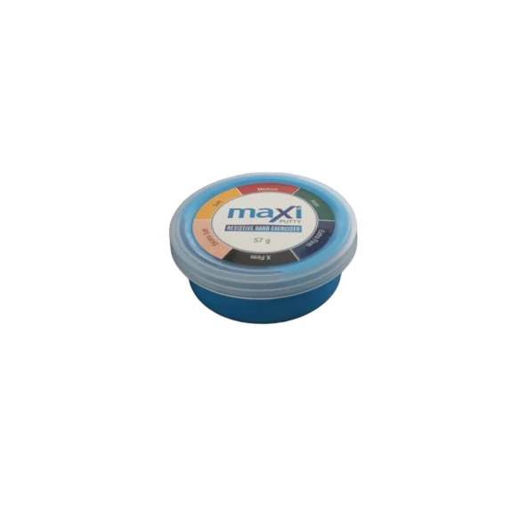 Maxi Putty El Egzersiz Hamuru 57 gr Mavi Renk (sert)