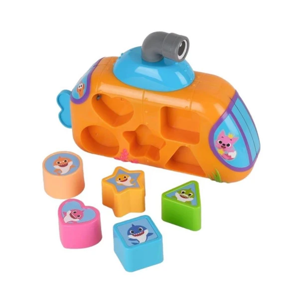 Giochi Preziosi Baby Shark Müzikli Şekiller BAH11000-61065,Eğitici Oyuncak - 2