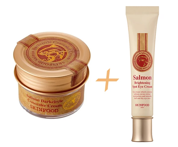 Skinfood Salmon Concealer (2) + Salmon Brightening Eye Cream