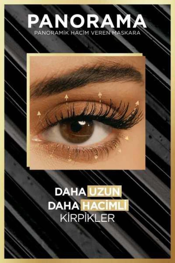 L'oréal Paris Panorama Hacim Veren Maskara Kahverengi - 6