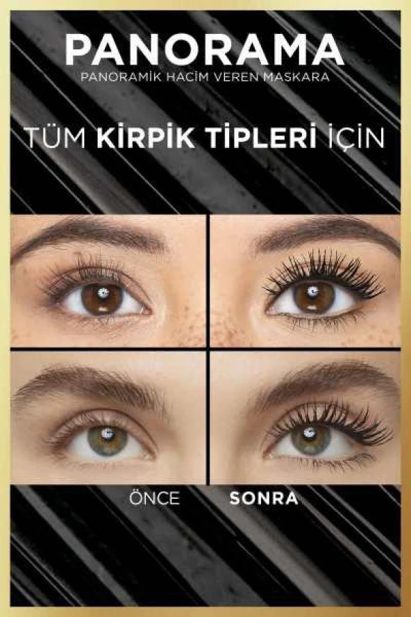 L'oréal Paris Panorama Hacim Veren Maskara Kahverengi - 7