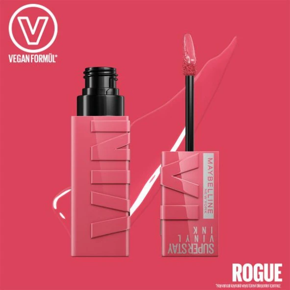 Maybelline New York Super Stay Vinyl Ink Parlak Ruj - 145 Rogue - 3