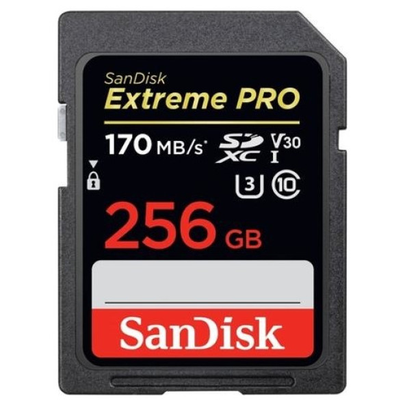 SanDisk Extreme Pro SDSDXXY-256G-GN4IN Class 10 UHS-I U3 V30 256 GB Hafıza Kartı