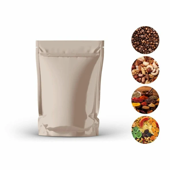 Bakır Metali̇ze Ki̇li̇tli̇ Doypack 13x18+4 Cm 100 Gr 100 Adet ürün görseli