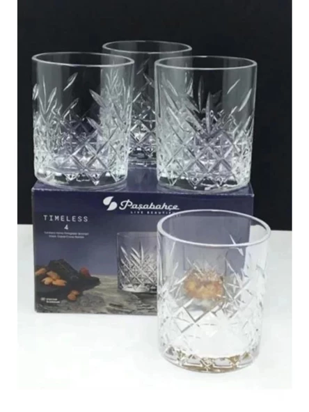 Paşabahçe 52810 Timeless Viski Bardağı 205 cc 4'lü - Resim 3
