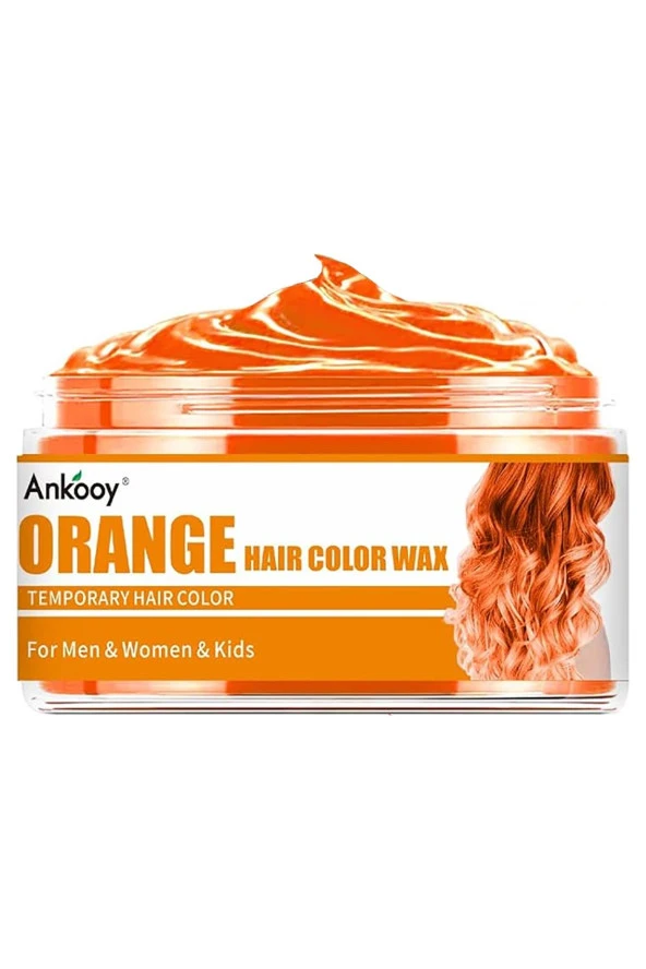 Ankooy Turuncu Saç Renklendirici ve Şekillendirici Wax 80GR
