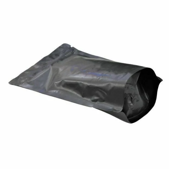 Mat Si̇yah Alümi̇nyum Ki̇li̇tli̇ Doypack 13x22+4 Cm 250 Gr 100 Adet - Resim 3