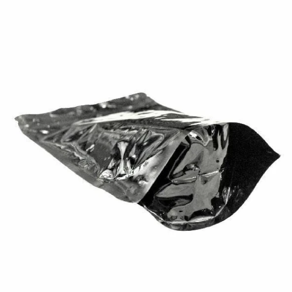 Si̇yah Parlak Alümi̇nyum Ki̇li̇tli̇ Doypack 13x22+4 Cm 250 Gr 1000 Adet - 3
