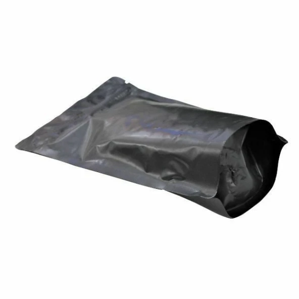 Siyah Mat Alümi̇nyum Ki̇li̇tli̇ Doypack 11x18+3,5 Cm 100 Gr 100 Adet - 3