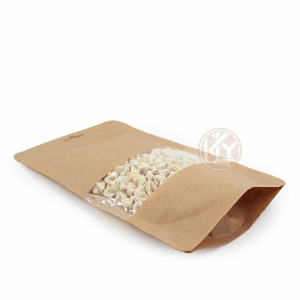 Kraft Dar Pencereli̇ Ki̇li̇tli̇ Doypack 16x27+4,5 Cm 500 Gr 1000 Adet - 3