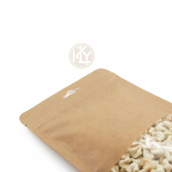 Kraft Dar Pencereli̇ Ki̇li̇tli̇ Doypack 16x27+4,5 Cm 500 Gr 1000 Adet - 4