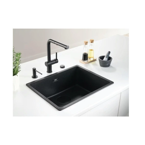 Franke Active Plus Metalic Doccia Matt Black Armatür - Resim 2