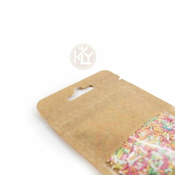 Kraft Dar Pencereli̇ Ki̇li̇tli̇ Doypack 9x15+3 Cm 50 Gr 100 Adet - Resim 4