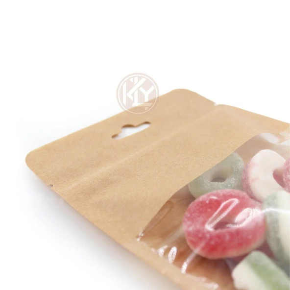 Kraft Geni̇ş Pencereli̇ Ki̇li̇tli̇ Doypack 13x22+4 Cm 250 Gr 1000 Adet - 4