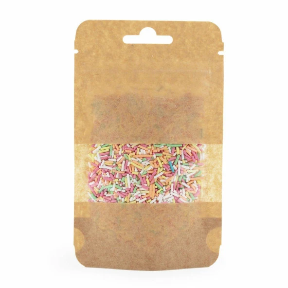 Kraft Dar Pencereli̇ Ki̇li̇tli̇ Doypack 9x15+3 Cm 50 Gr 1000 Adet ürün görseli