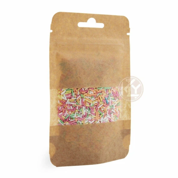 Kraft Dar Pencereli̇ Ki̇li̇tli̇ Doypack 9x15+3 Cm 50 Gr 1000 Adet - Resim 2