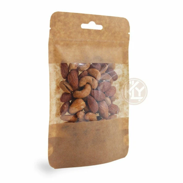 Kraft Geni̇ş Pencereli̇ Ki̇li̇tli̇ Doypack 11x18+3,5 Cm 100 Gr 1000 Adet - Resim 2