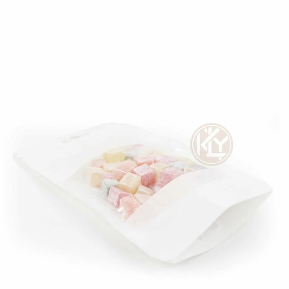 Beyaz Kraft Geni̇ş Pencereli̇ Ki̇li̇tli̇ Doypack 11x18+3,5 Cm 1000 Adet - Resim 7