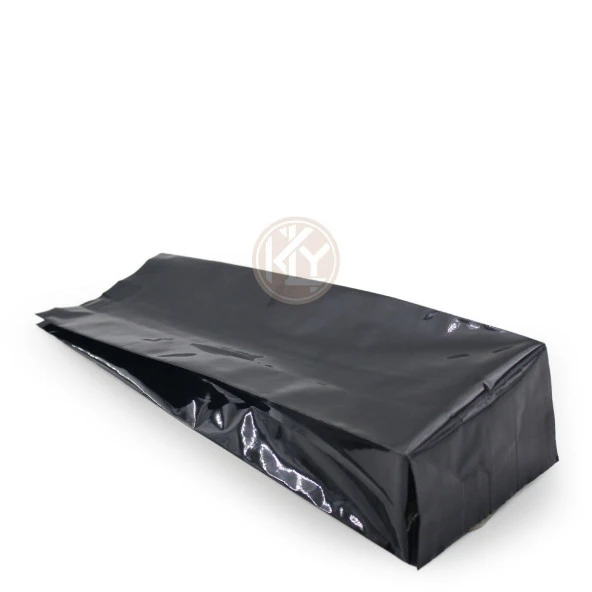 Siyah Parlak Aüminyum Yan Körüklü Torba 10x34+3 Cm 500 Gr 100 Adet - Resim 2