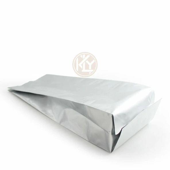 Gümüş Alümi̇nyum Yan Körüklü Torba 13x40+4 Cm 1000 Gr 100 Adet - Resim 2