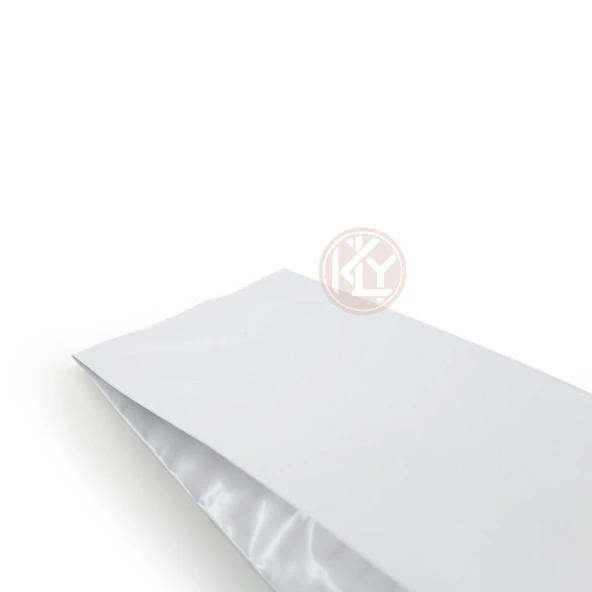 Beyaz Mat Alümi̇nyum Yan Körüklü Torba 10x34+3 Cm 500 Gr 1000 Adet - 3