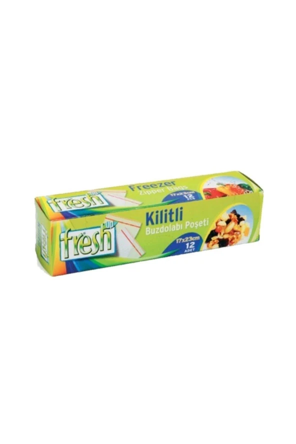 Fresh-up Kilitli Buzdolabı Poşeti 17x23 12li