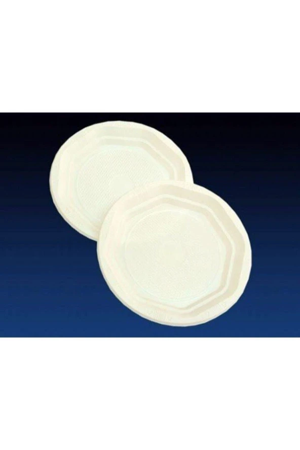 17 Cm Plastik Tabak - 100 Adet