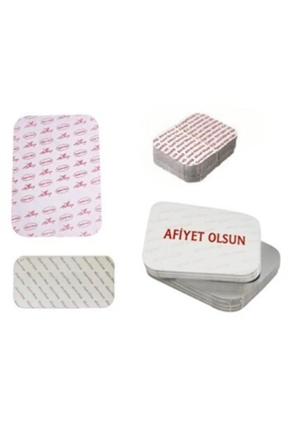 Alüminyum 350 Gr Kap + Kapak 100 Lü Paket - 3