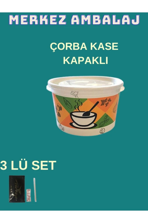 500 Adet Karton Çorba Kasesi Kapaklı Resimdeki Set Fiyatıdır - 4