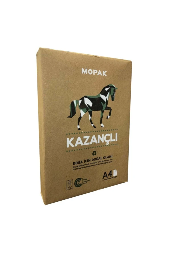 Kazançlı A4 Fotokopi Kağıdı 80 Gr 500 Lü 1 Paket