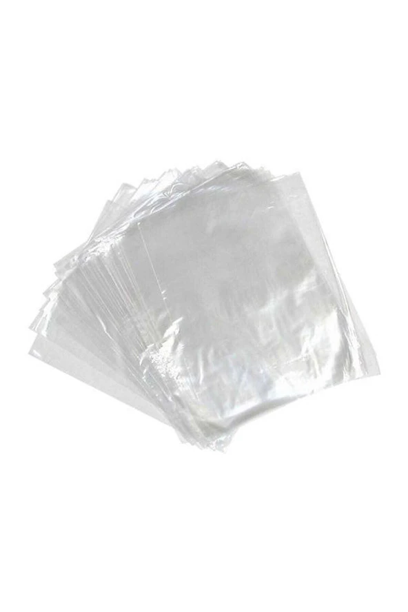 Xxxmük Plastik Şeffaf Bakkaliye Poşeti 30 X 52cm (5 Kiloluk) 1kg - 2