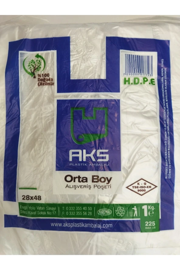 Hışır Poşet Orta Boy 1 kg