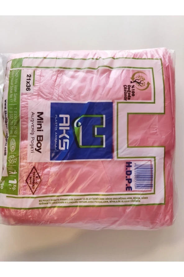 Mini Hışır Poşet 1 kg Renkli Hışır Poşet 350 Adet