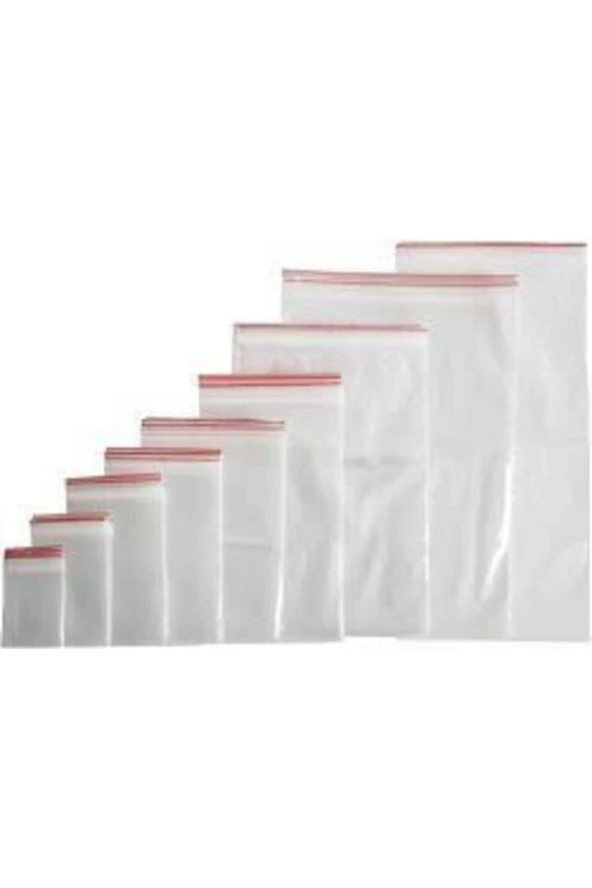 8x10 Kilitli Naylon Torba 1 Kutu=1000 Adet