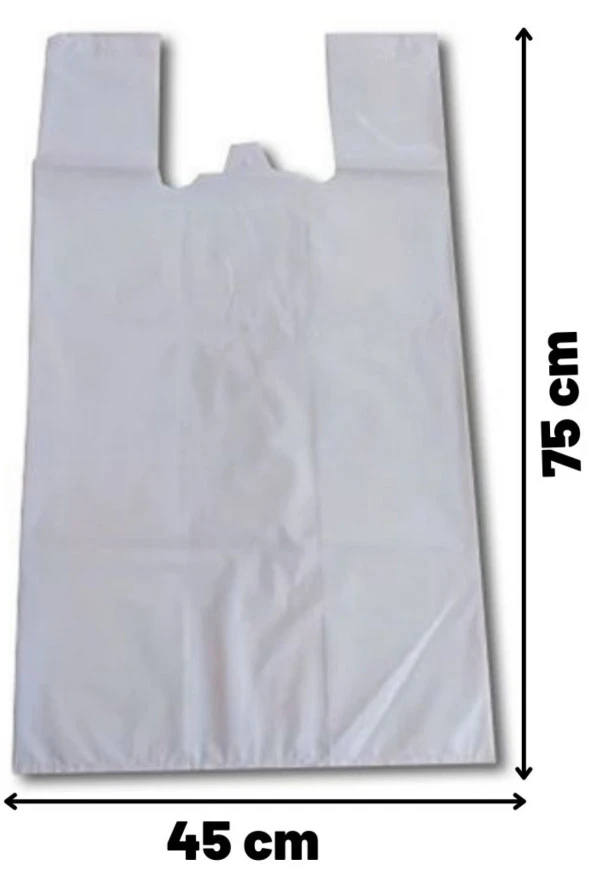 5 Adet 45x75 Ultra Kalın Kokusuz Et Taşıma Poşeti Kurban Poşeti (40-50 Kg Taşır)