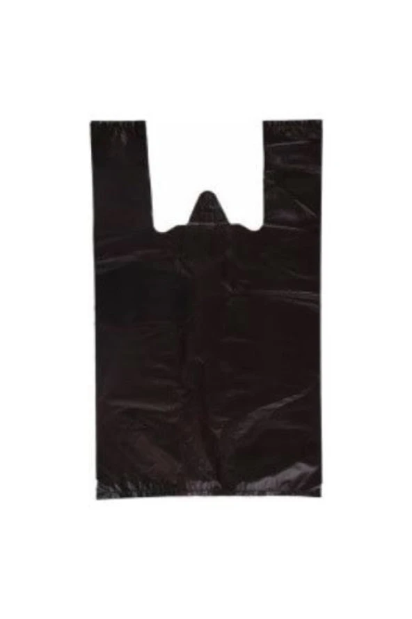 Mert Ambalaj Kulplu Jumbo Boy Siyah Poşet1 Kg