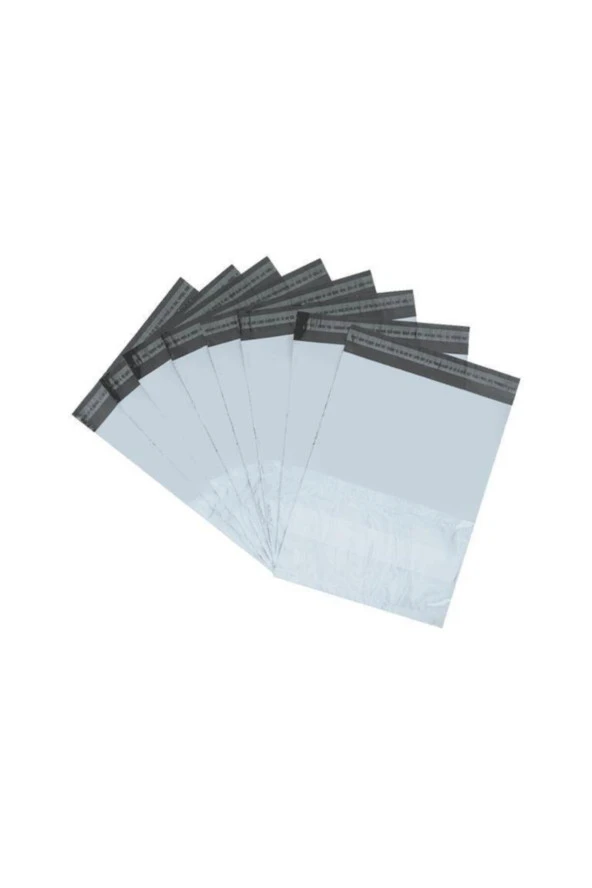 Baskısız Cepli Kargo Poşeti (100 Adet) - 24 Cm X 30 Cm + 5 Cm