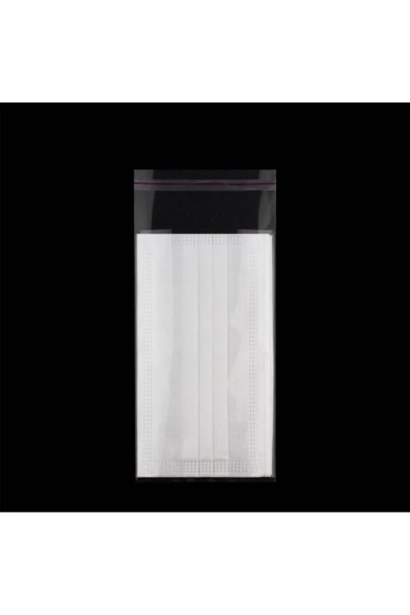 Şeffaf Bantlı Jelatin Poşet 15x25 (1.000adet) - 2