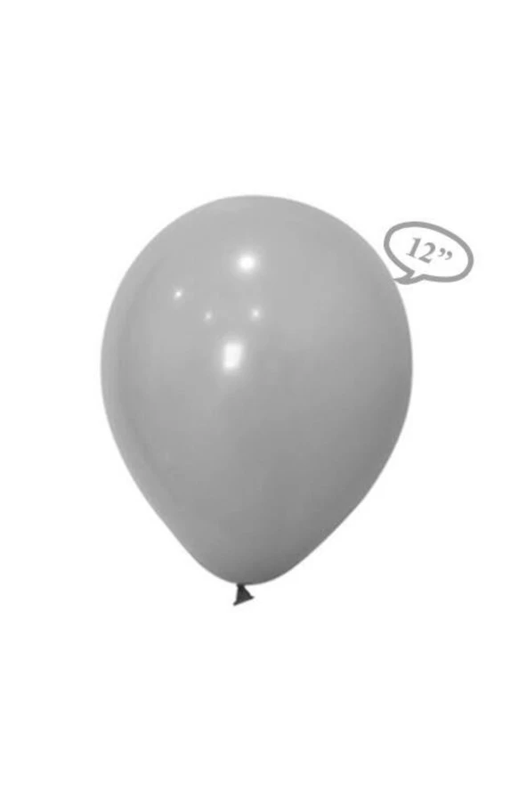 Gri Balon 10 Lu(12 Inç)
